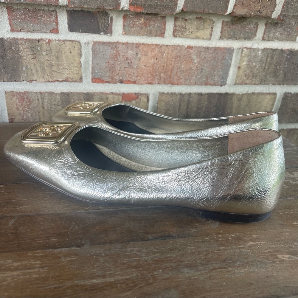 Tory Burch Georgia Ballet Flat Size 8.5 sb3 - Picture 5 of 10